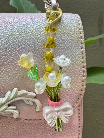Buttercup Posy Charm — handmade by MeShanvi Studio
