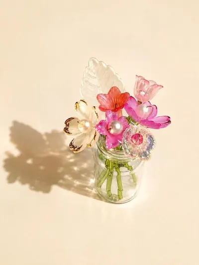 Sunlit Bloom Jar — handmade by MeShanvi Studio